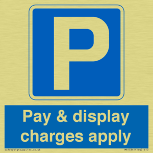 Pay & display charges apply